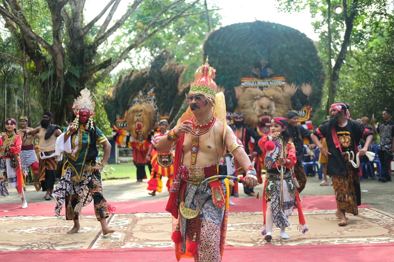 Pagelaran Ketoprak Prabu Klono Sewandono Dewi Songgo Langit Bersama Grup Ketoprak Manunggal Budaya PKNS Riau
